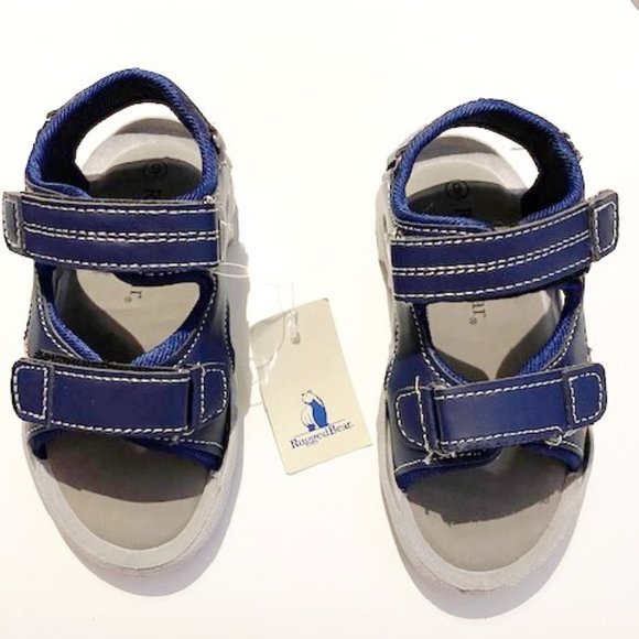 Rugged Bear Boy's  Blue Sandals Sz 9 - Picture 1 of 4